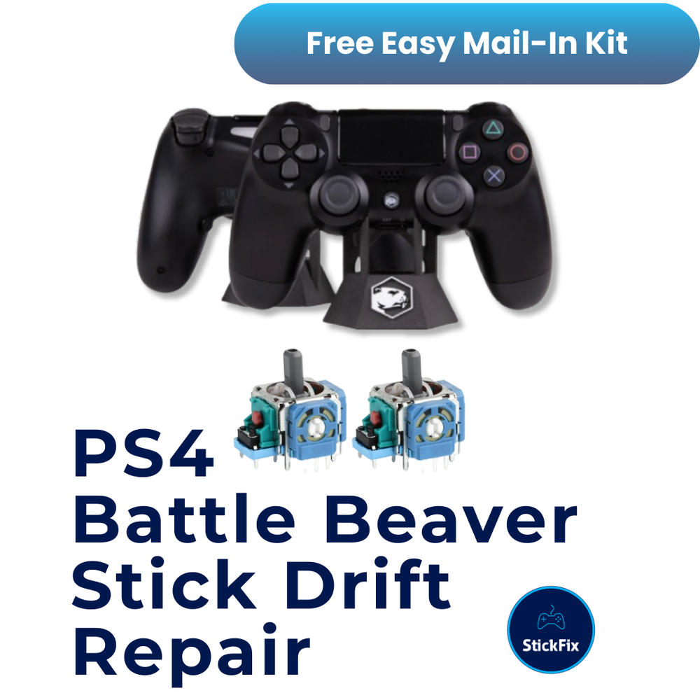 Stick Drift Repair Service for PS4 Battle Beaver Controllers